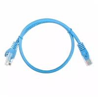 Патч-корд Acd LPU5E-5DL Cat5e UTP 24AWG 4Pair, 7/0.18мм CCA Синий, 0.5м