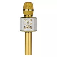 Караоке-микрофон Hoco BK3 Cool Sound золотой