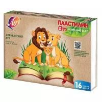 Пластилин 16цв 240г Луч ZOO 4902498