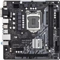 Материнская плата Socket-1200 ASRock H510M-HVS R2.0, H510 (2xDDR4 PCI-E16x GLan USB3.2 mATX)