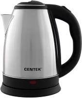 Чайник металлический CENTEK CT-1068 матовый, 2л, 2000W, хромированная вставка на крышке