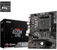 Материнская плата Msi A520M-A PRO (AM4, mATX)