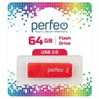 USB флешка Perfeo USB 64GB C04 Red