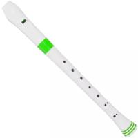 Блокфлейта сопрано NUVO Recorder White/Green, строй - С, немецкая система