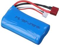 Аккумулятор 2000mAh, 7,4V, 20C, T‐plug для Remo Hobby 1/16