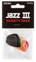 Медиаторы 6шт Dunlop Jazz III Pick Variety Pack PVP103