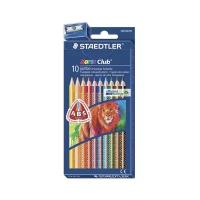 Staedtler Карандаши цветные утолщенные Noris Club, 10 цветов (128 NC10)