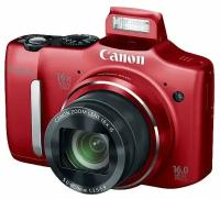 Фотоаппарат Canon PowerShot SX160 IS, красный