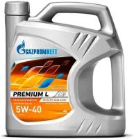 Моторное масло Gazpromneft Premium L 5W-40, 4 л