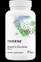 Thorne Research Acetyl-L-Carnitine 500 mg (Ацетил-L-карнитин) 60 капсул (Thorne Research)