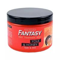 Carebeau Маска для волос с воском Яичный желток и мёд Fantasy Hair Treatment Wax Yolk&Honey, 250 г, 250 мл, банка