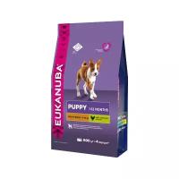 Корм для щенков средних пород Eukanuba Puppy Medium Breed <12 months сухой, 800г