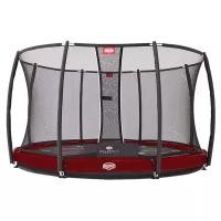 Каркасный батут Berg Elite + InGround Tattoo + Safety Net T-series 430 430х430х207 см