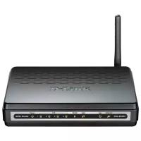 Wi-Fi роутер D-Link DSL-2640U, черный