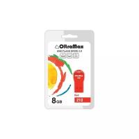 Память USB 8Gb OltraMax 210 красный (OM8GB210-Red)