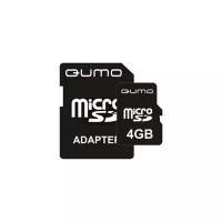 Карта памяти Qumo MicroSD + SD adapter