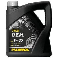 Синтетическое моторное масло Mannol 7703 O.E.M. for Peugeot Citroen 5W-30, 4 л