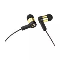 Проводные наушники Accutone Gemini, black/gold