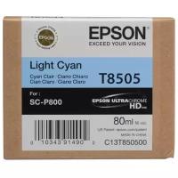 Картридж EPSON T8505 (C13T850500) Светло-голубой для Epson SureColor SC-P800 оригинал