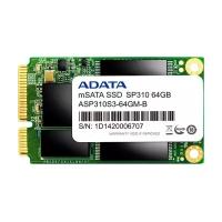 Твердотельный накопитель ADATA Premier Pro 64 ГБ mSATA Premier Pro SP310 64GB