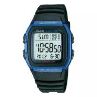 Наручные часы CASIO W-96H-2A, синий, черный