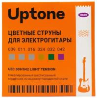 UPTONE Standard UEC 009/042 струны цветные для электрогитары. Сердечник из высокоуглеродистой стали. Высокопрочная цветная сталь