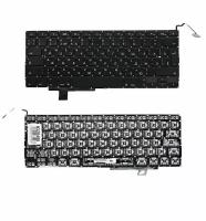 Keyboard / Клавиатура для Apple MacBook Pro 17 A1297, Early 2009 Late 2011, Г-образный Enter RUS