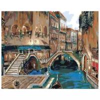 Картина по номерам "Венецианские мостики", 40x50 см