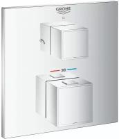 Термостат для душа с переключателем на положения GROHE Grohtherm Cube 24154000