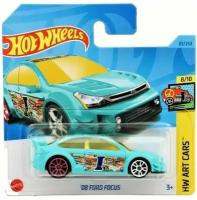 Машинка Hot Wheels коллекционная (оригинал) 08 FORD FOCUS бирюзовый HKH51