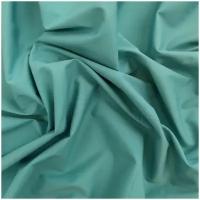 Ткань рубашечная (зеленый) 66% хлопок,32% полиамид,2% эластан, 50 см * 154 см, италия