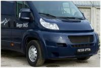 Защитная сетка решетки переднего бампера Peugeot Boxer 2006-2013 (250 кузов)