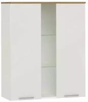 Секция Altea 2х дверная со стеклом, Белый/Дуб Катания