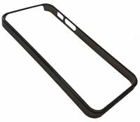Чехол для iPhone 5/5s бампер пластиковый <серый>
