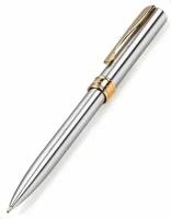 Шариковая ручка AURORA Magellano Chromed Barrel and Cap with Satin Finish Gold Plated Trim (AU A51)