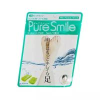 Маска-носочки для стоп PURE SMILE глубоко увлажняющие с ранозаживляющей и смягчающей сывороткой с алоэ, 1 пара, эссенция 18 гр