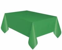 Скатерть "Праздничный стол" одноразовая пвх, цвет темно зеленый, 137х183 см