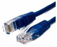 Патч-корд U/UTP 5e кат. 2м Filum FL-U5-2M-BL, кабель для интернета, 26AWG(7x0.16 мм), омедненный алюминий (CCA), PVC, синий