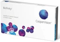 "Контактные линзы CooperVision Biofinity (6 линз) -6.50 R 8.6, ежемесячные, прозрачные"
