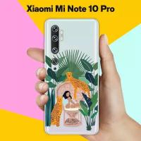 Силиконовый чехол на Xiaomi Mi Note 10 Pro 2 тигра / для Сяоми Ми Ноут 10 Про