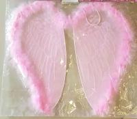 Крылья ангела розовые 40×37см
