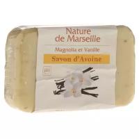 Nature de Marseille Мыло кусковое Savon d'avoine Magnolia et Vanille