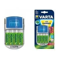 Зарядное устройство Varta LCD Charger 1-4 шт АА/ААА (+4 шт Varta HR6 2600 mAh)