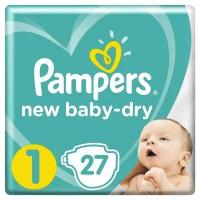 Pampers Подгузники Pampers New Baby-Dry (2-5 кг), 27 шт