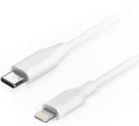 Fillum кабель Filum Кабель USB 2.0, 1 м, белый, 3 А, разъемы: USB Type С male - Lightning male, пакет. FL-C-U2-CM-LM-1M-W 894185