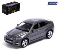 Автоград Машина металлическая BMW X6, 1:43, цвет серый