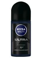 NIVEA Антиперспирант ролик Men Ultra, 50 мл, 155 г