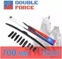 Щетка стек-ля 700 гибрид. DOUBLE FORCE