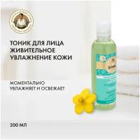 Тоник для лица Рецепты Бабушки Агафьи Живительное увлажнение кожи, 200 мл