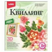 Набор для творчества Квиллинг Панно Пышные цветы Квл-011 Lori